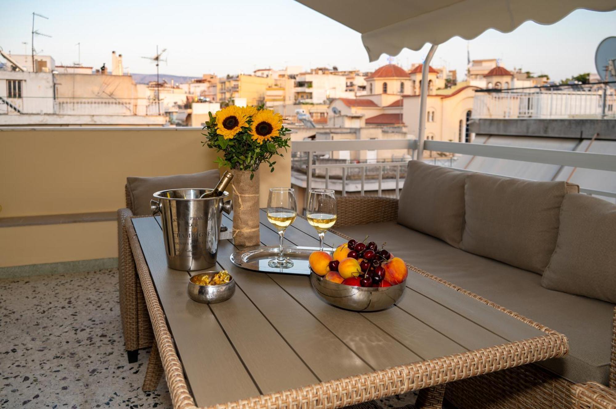 Acropolis Terrace View Apartment أثينا المظهر الخارجي الصورة